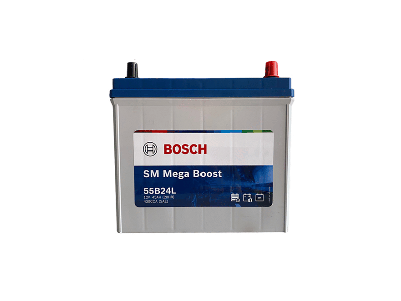 Ắc Quy Bosch 55B24L(S) (12V, 45Ah)