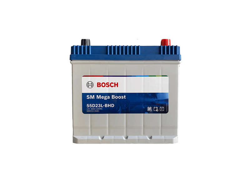 Ắc Quy Bosch 55D23L (12V, 60Ah)