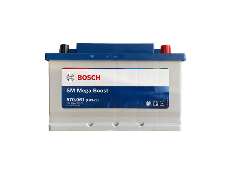 Ắc Quy Bosch DIN 570 061 (12V, 70Ah)