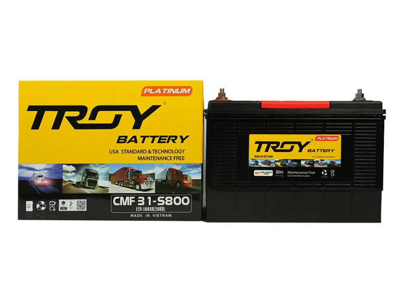 Ắc quy Troy 31S-800 (12V, 100Ah)