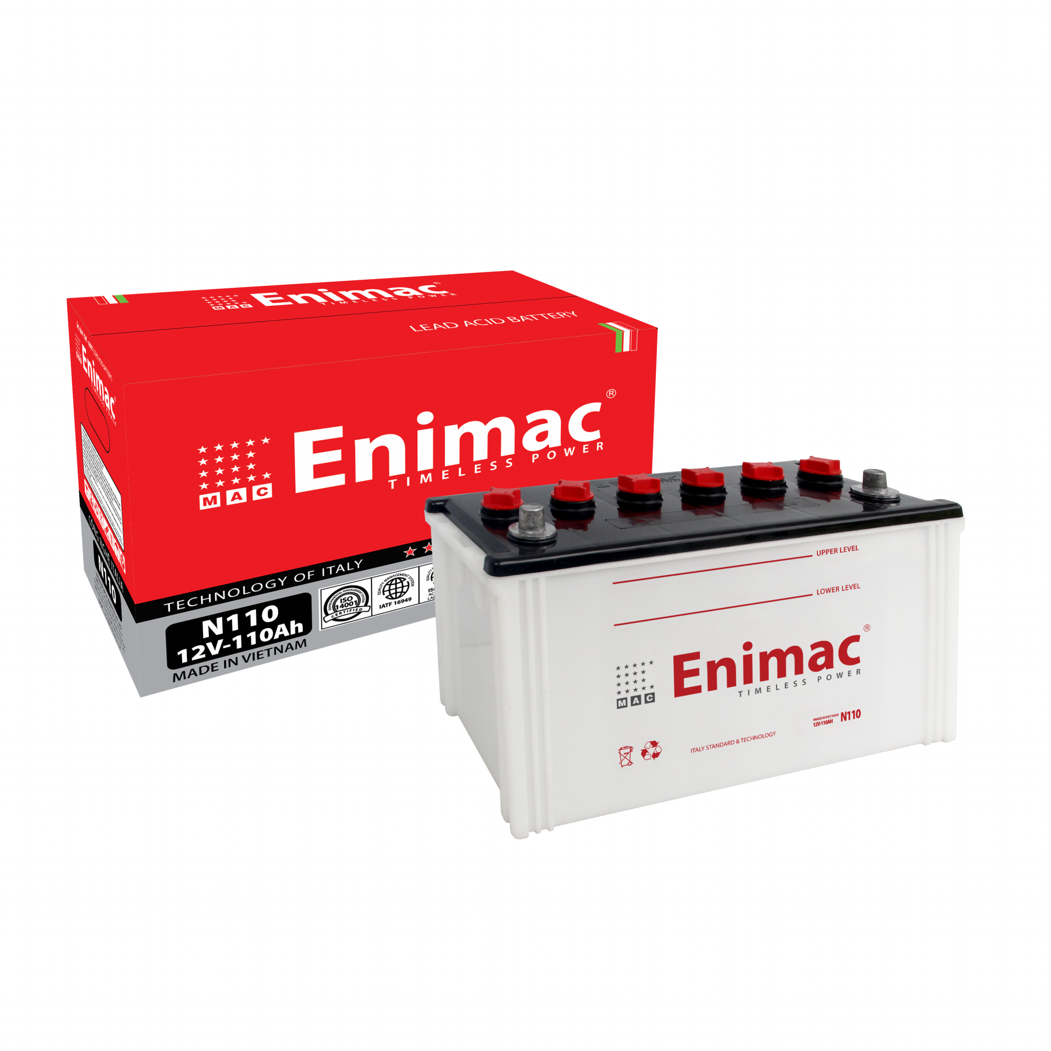 Ắc quy Enimac N110P (12V, 110Ah)