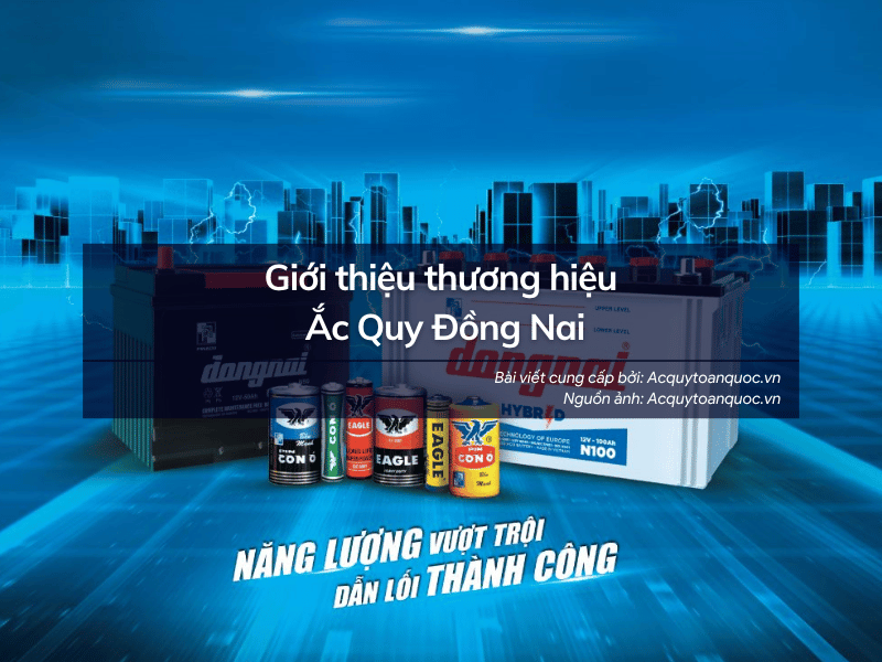 Giới thiệu thương hiệu bình ắc quy Đồng Nai