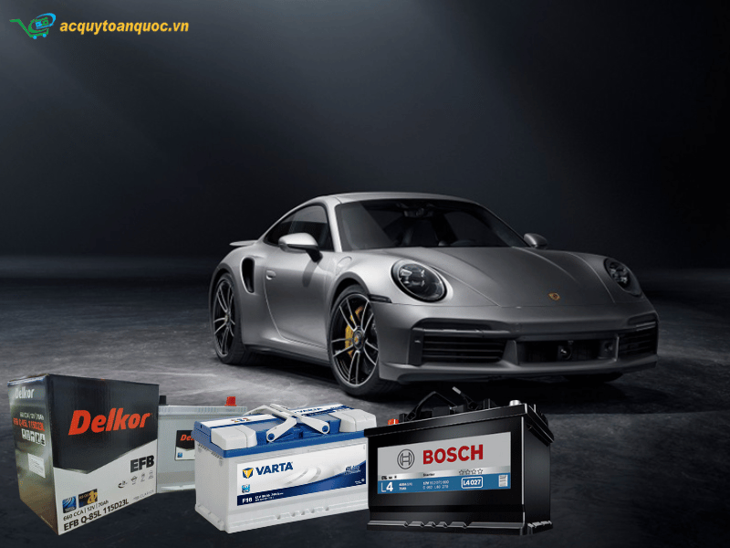 Thay bình ắc quy Porsche chính hãng giá tốt nhất