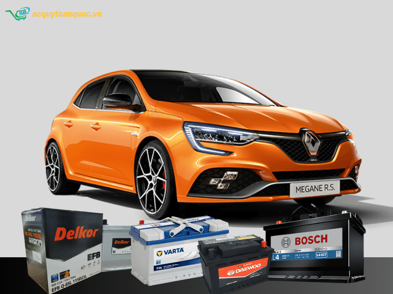 Thay bình ắc quy xe Renault chính hãng giá tốt nhất