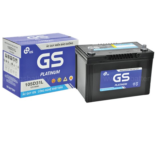 Ắc quy GS MF 105D31L (12V, 90Ah)