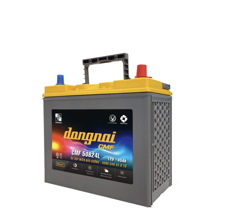 Ắc quy Đồng Nai CMF 50B24L (12V, 45Ah)
