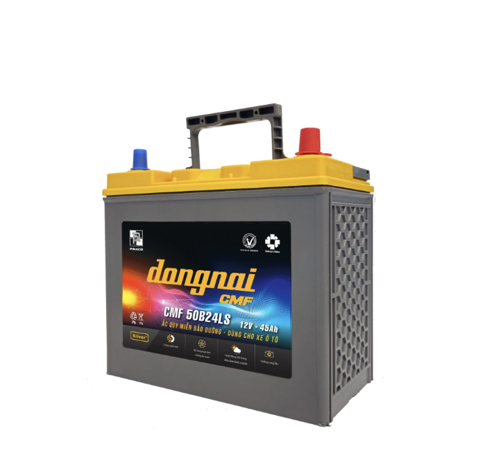 Ắc quy Đồng Nai CMF 50B24LS (12V, 45Ah)